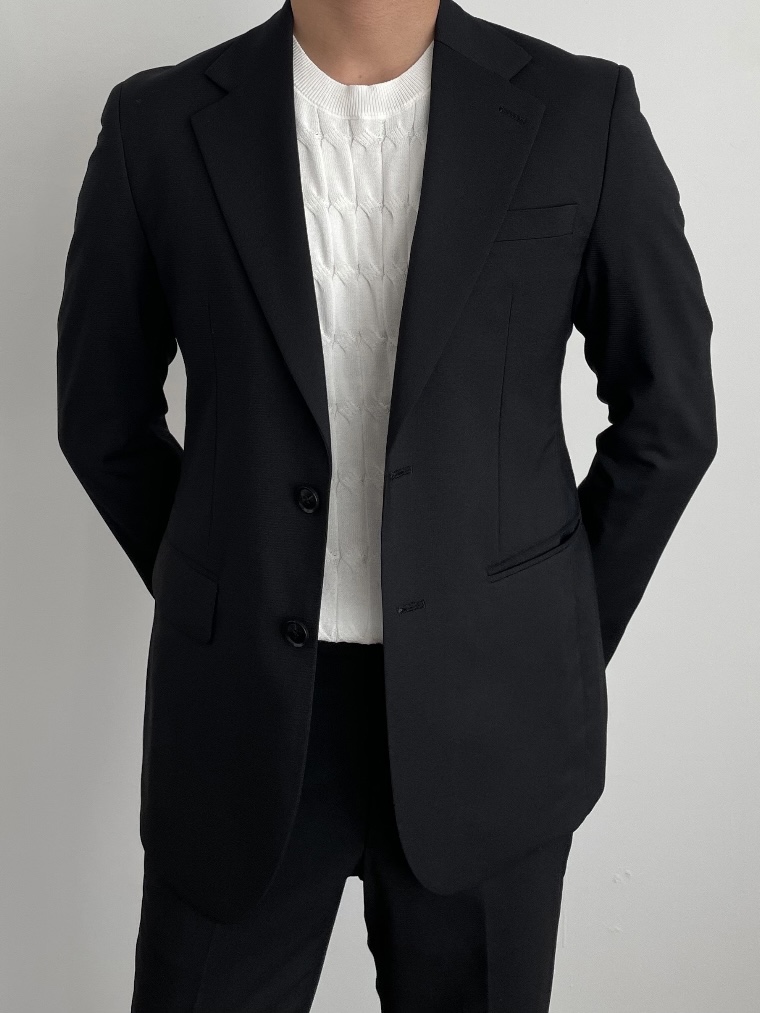 [Cool Max] Solid Suit - Black