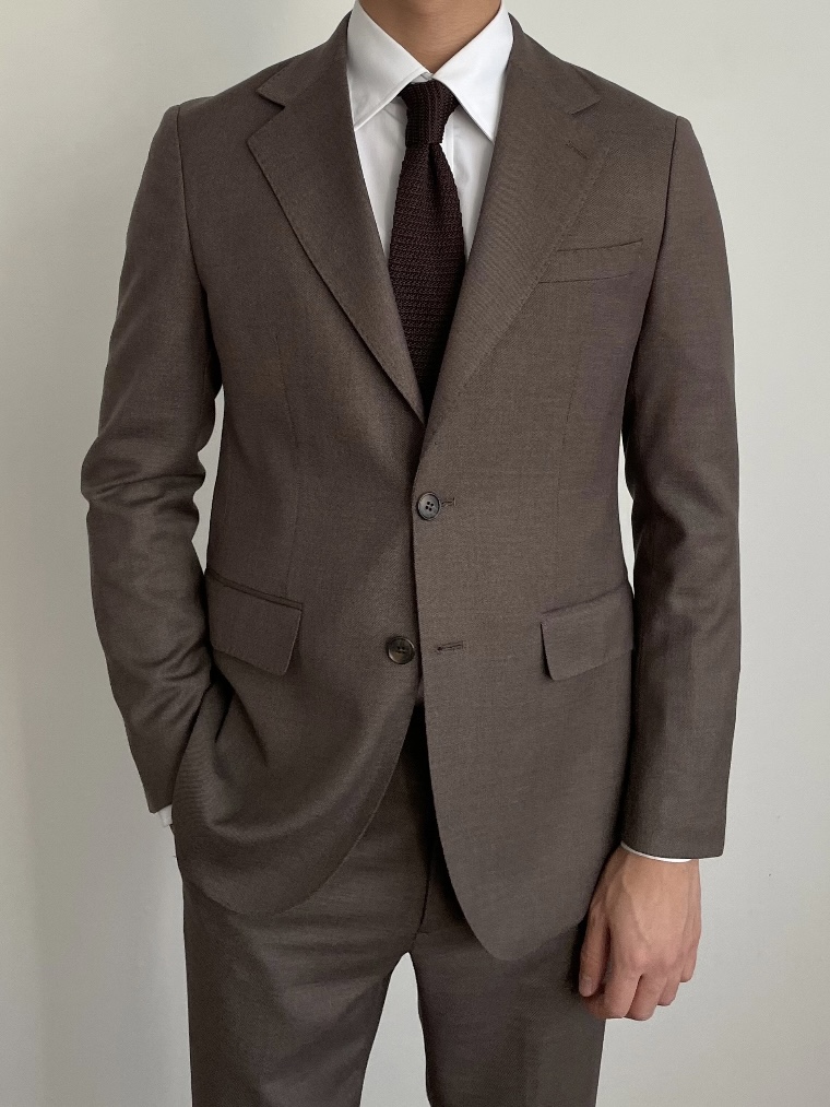 Viscose Single Suit - Brown