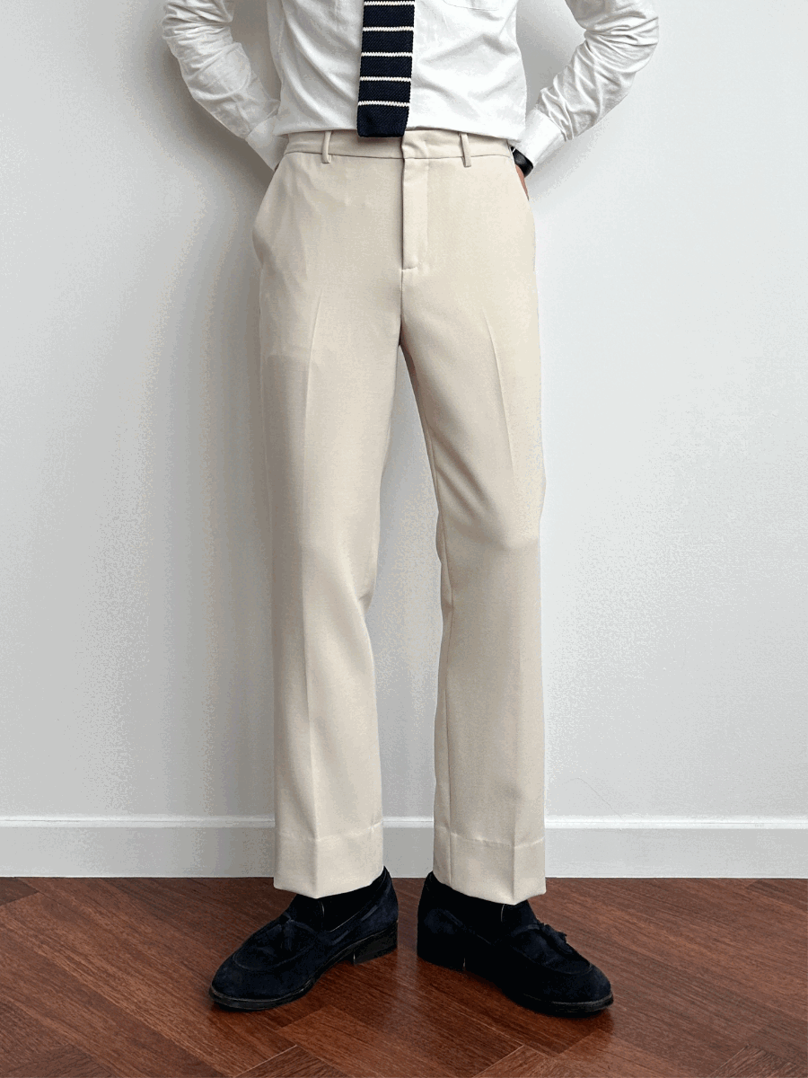 Standard half-banded slacks