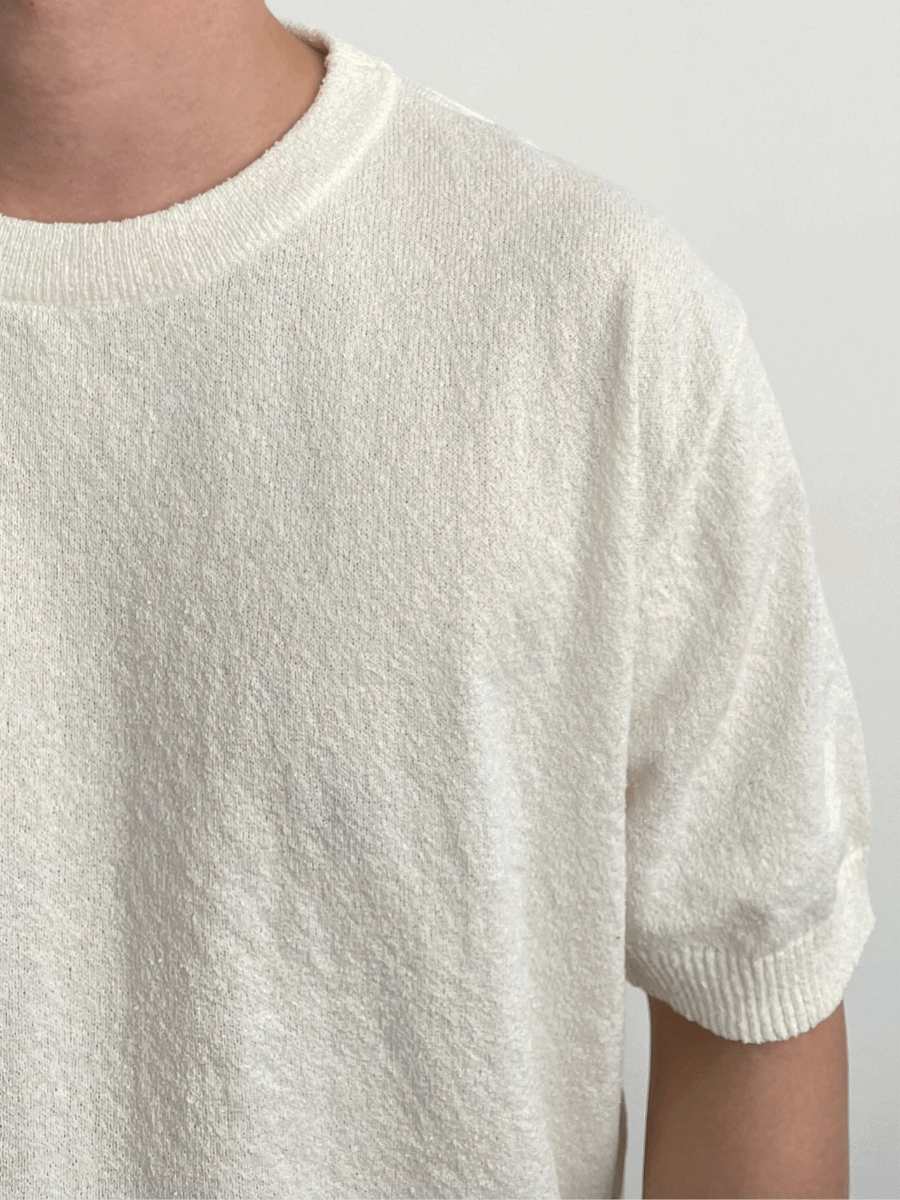 Buckle Washable Round Knitwear
