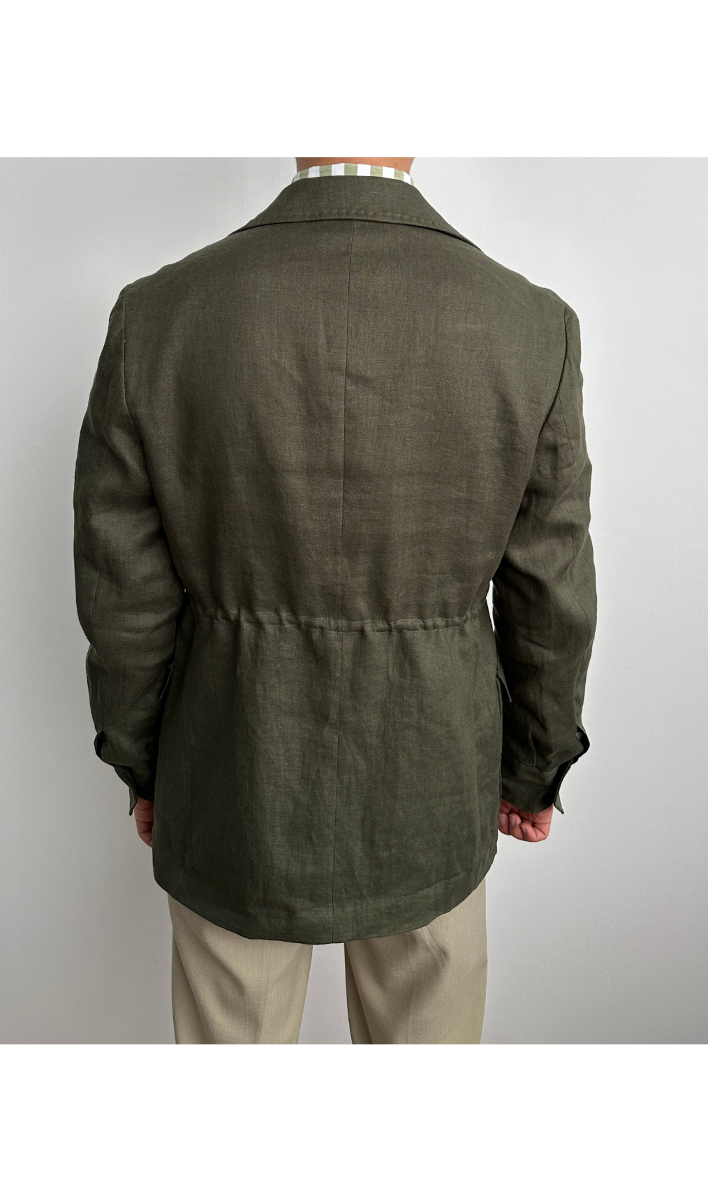 jacket khaki color image-S1L29