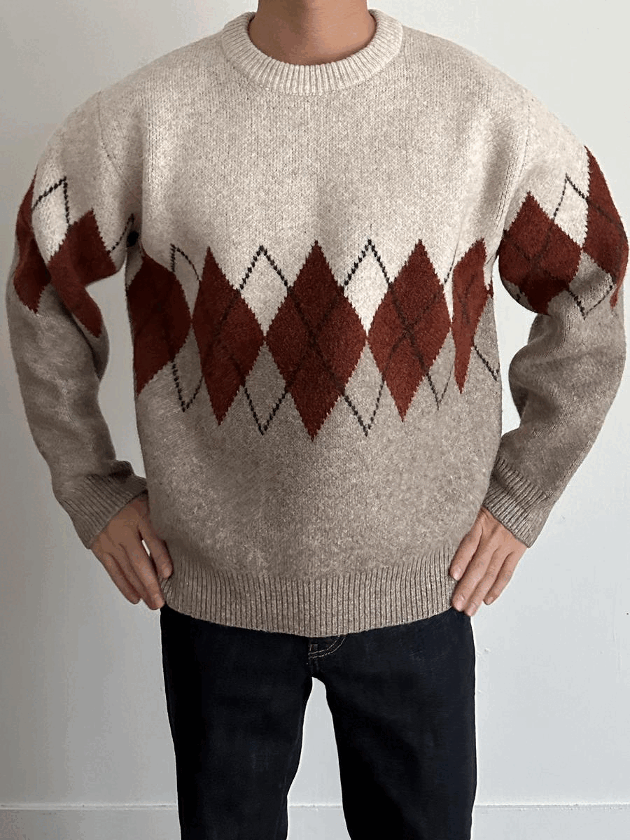 Argyle knitwear