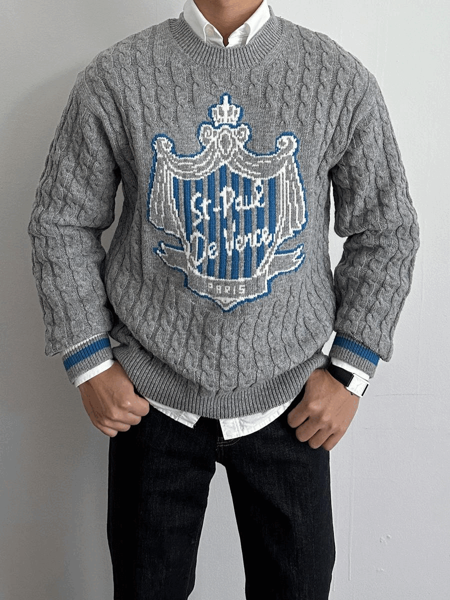 St.Paul Embroidered Knit