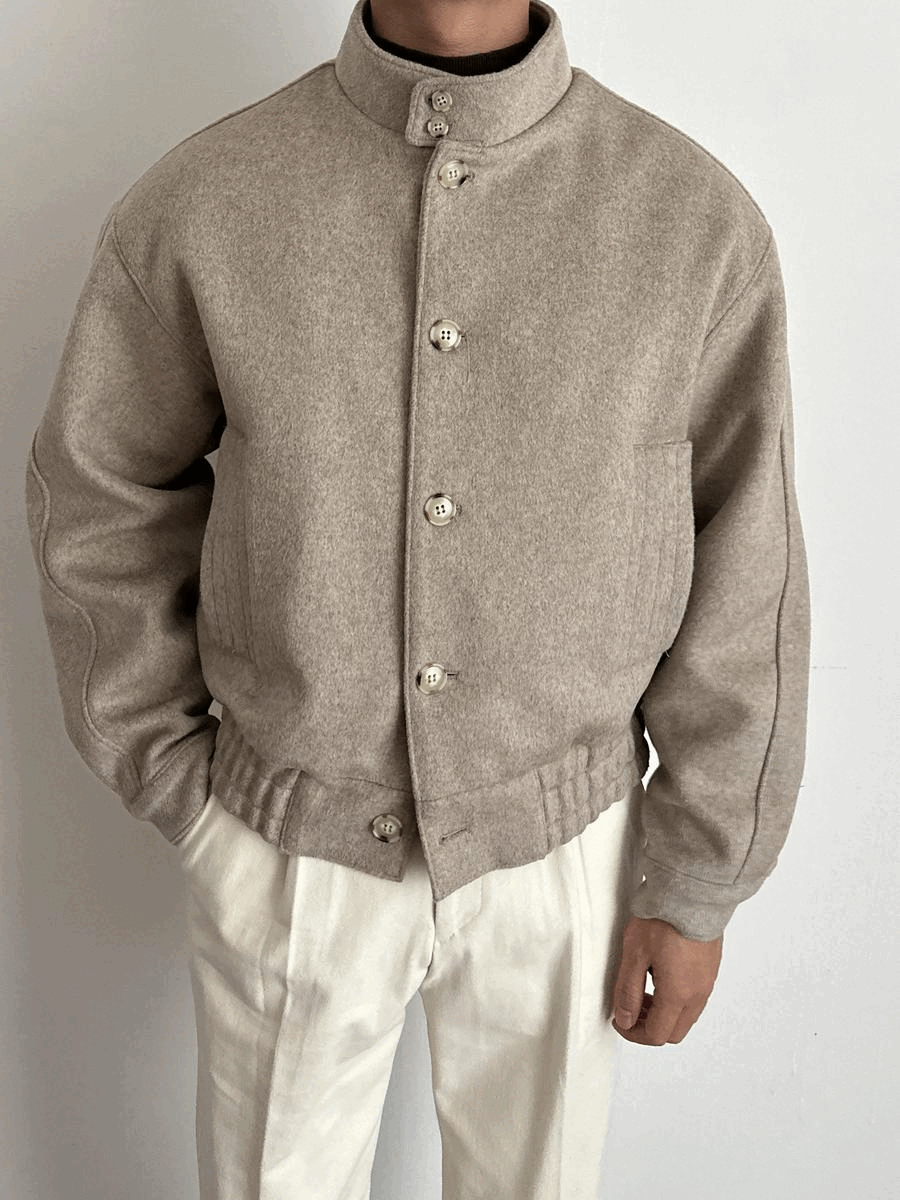 Blended wool Herrington jacket